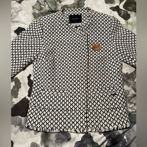 Maison Scotch Black White Blazer